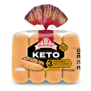 Brownberry Keto Hotdog Pack Shot